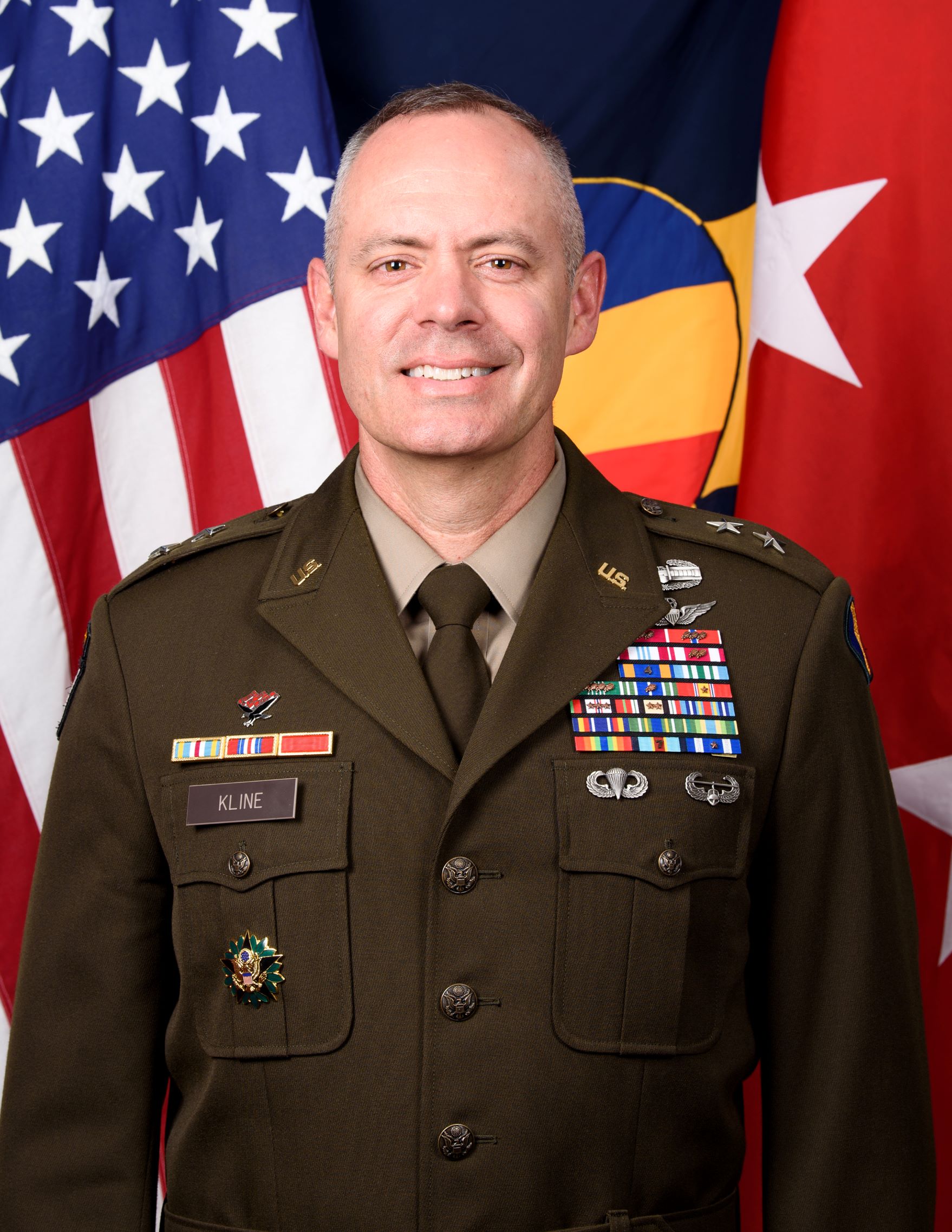 Photo of Major General John D. Kline, Senior Commander Army Element