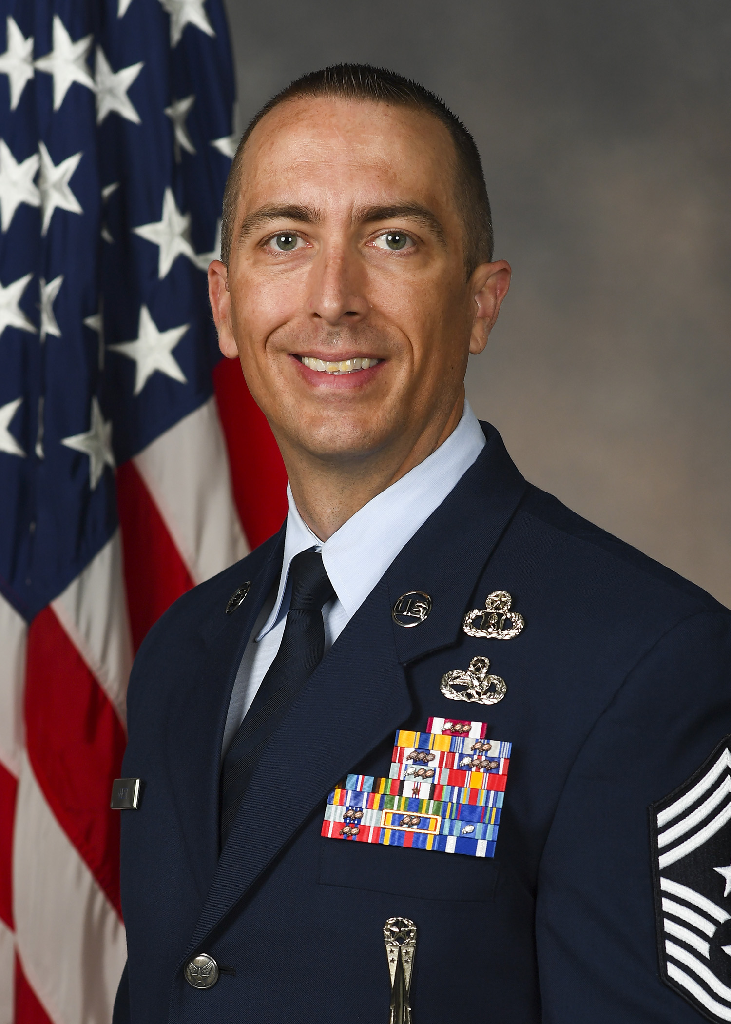Photo of Chief Master Sergeant Adam J. Guest, Command Chief
