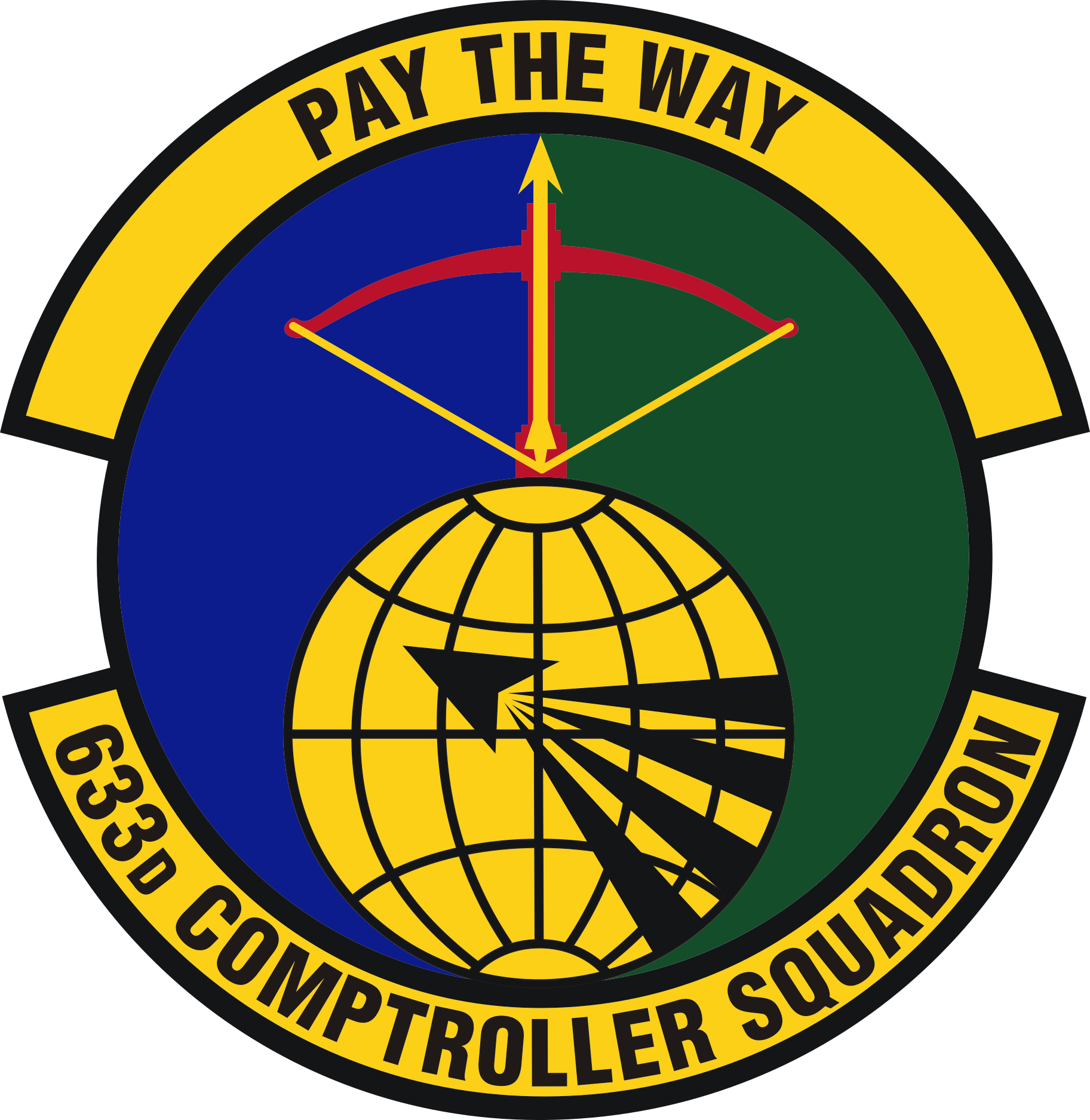 Image of 633d Comptroller Squadron Emblem