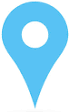 Light Blue Map Pin Icon