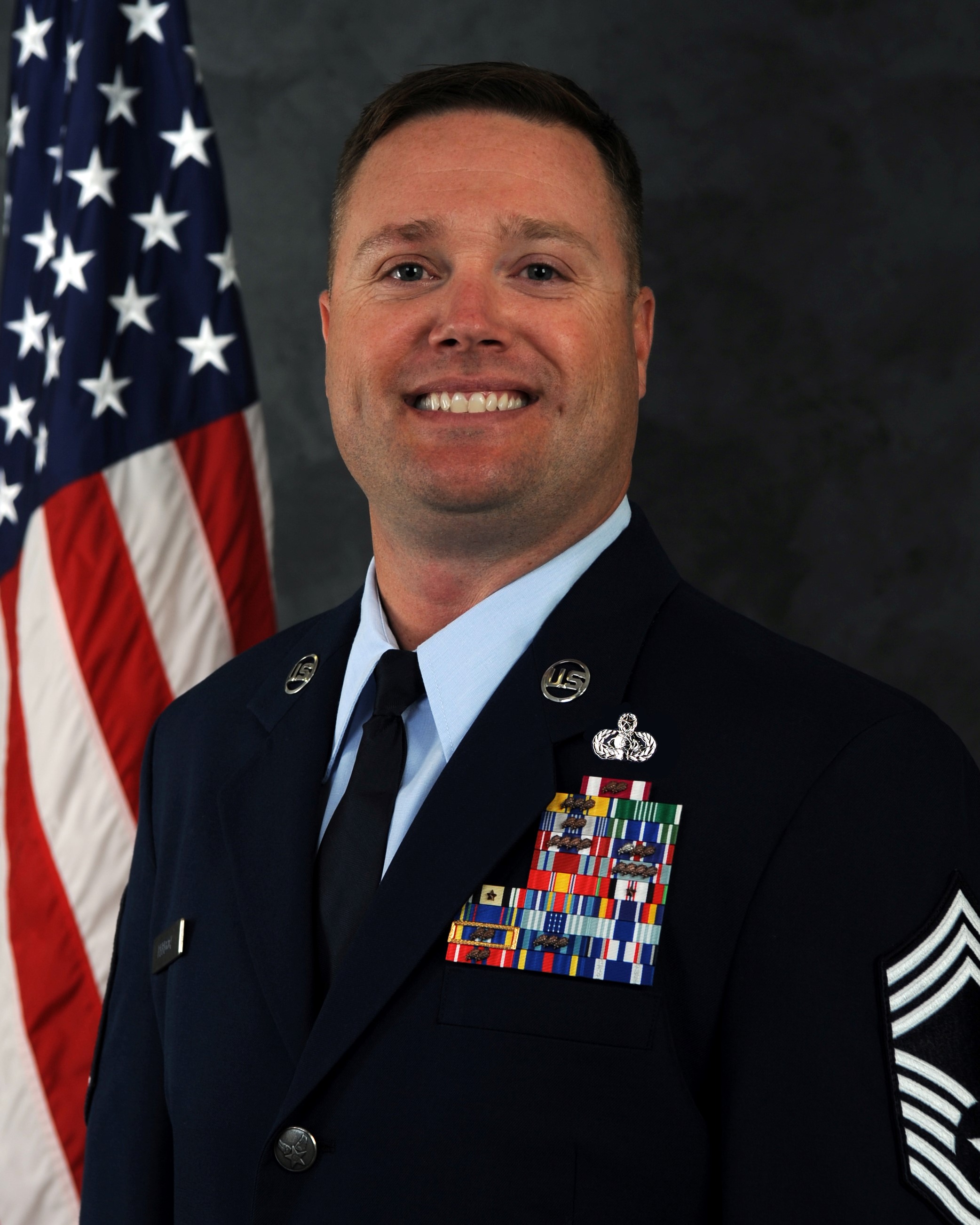 Photo of Chief Master Sergeant Maynard B. Peregoy, Senior Enlisted Leader