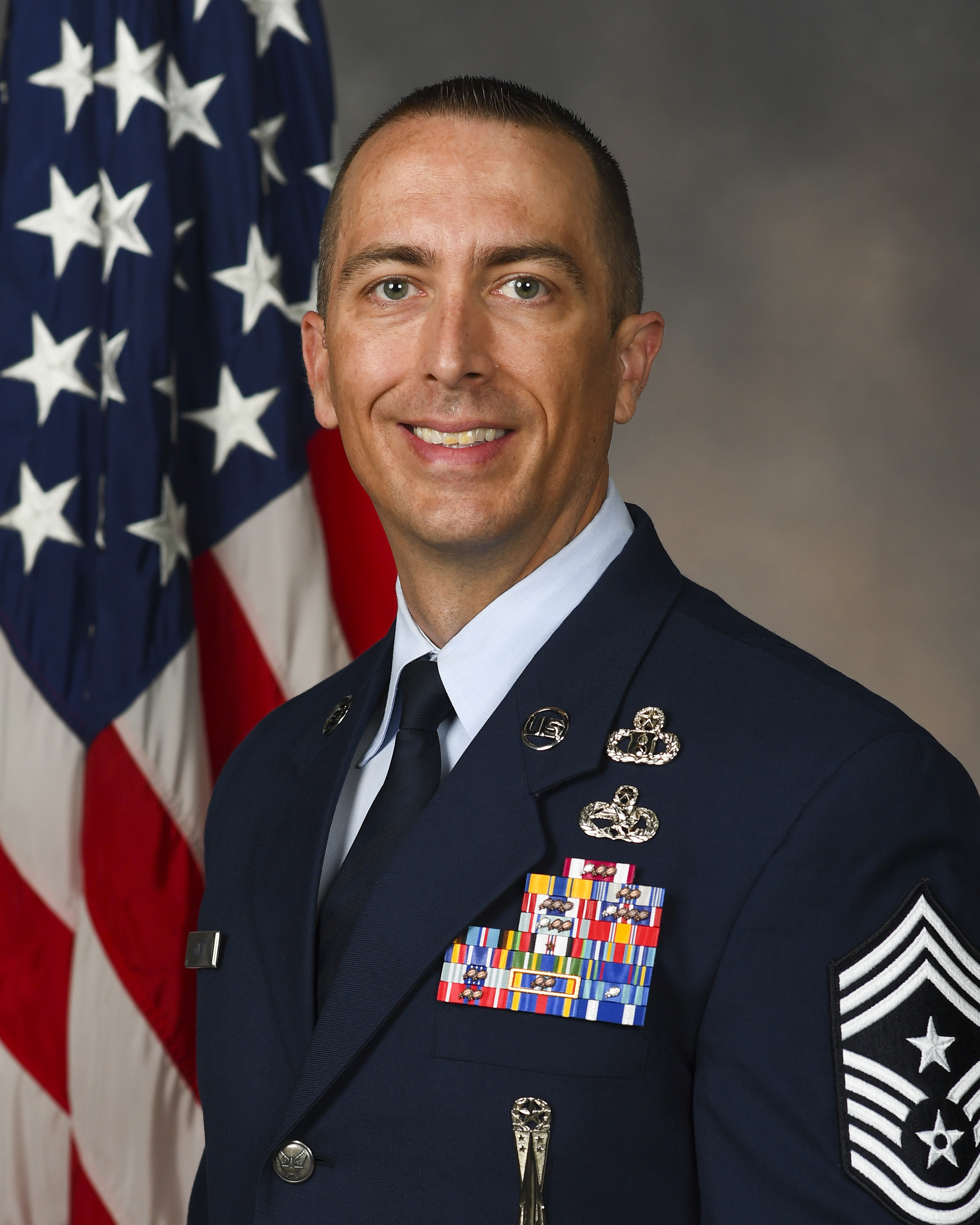 Photo of Chief Master Sergeant Adam J. Guest, Command Chief