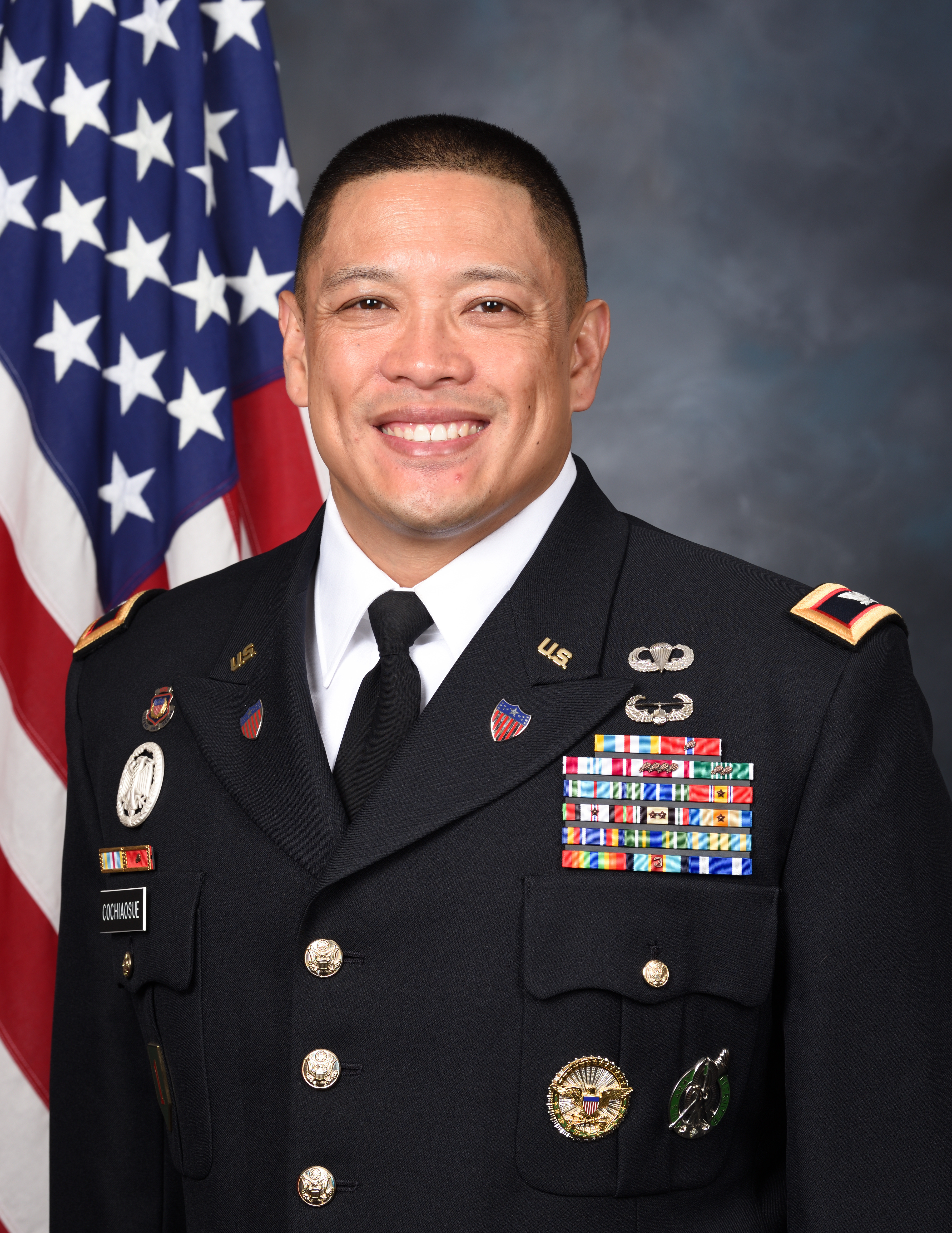 Photo of Colonel Frankie C. Cochiaosue, Commander