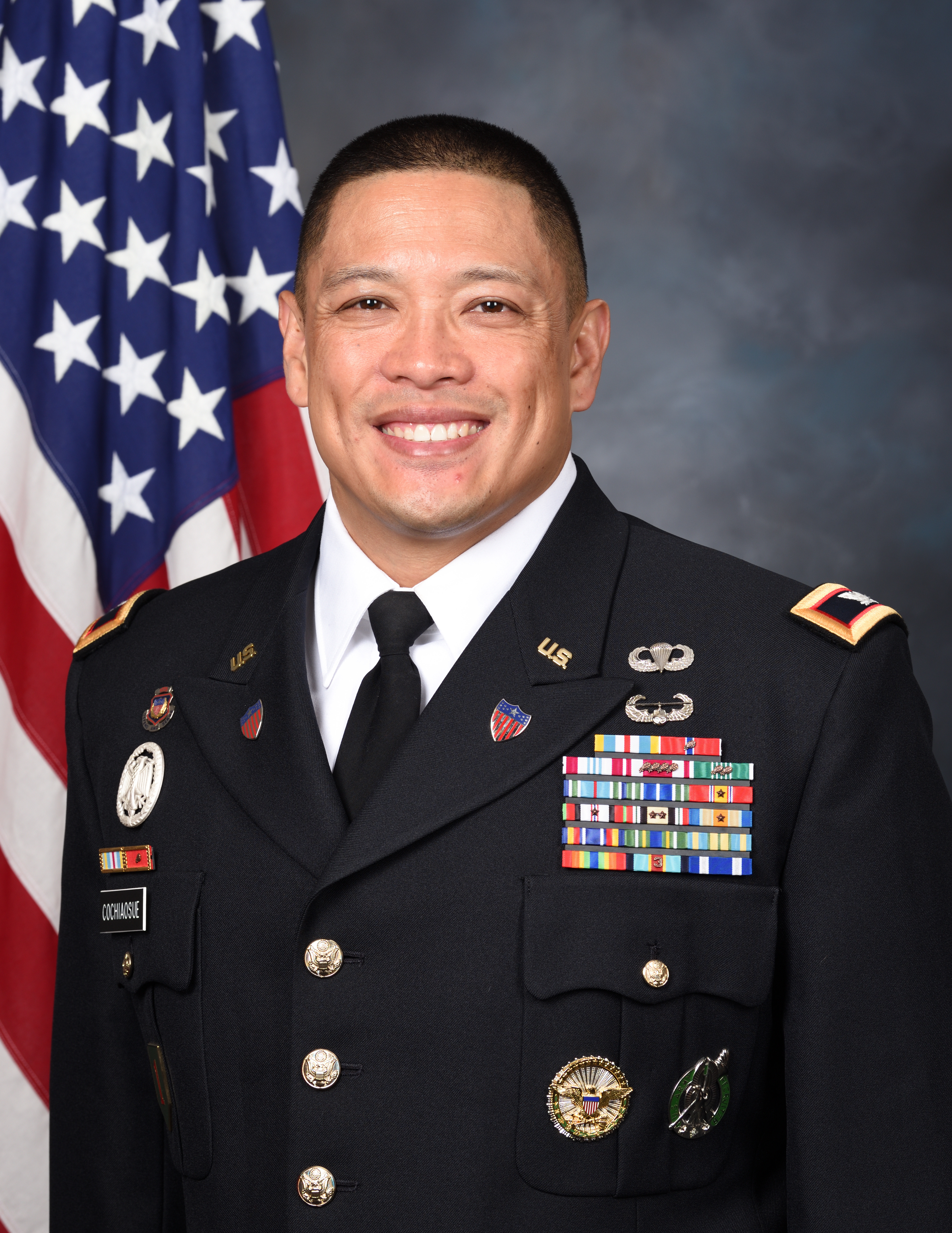 Photo of Colonel Frankie C. Cochiaosue, 733d Mission Support Group Commander
