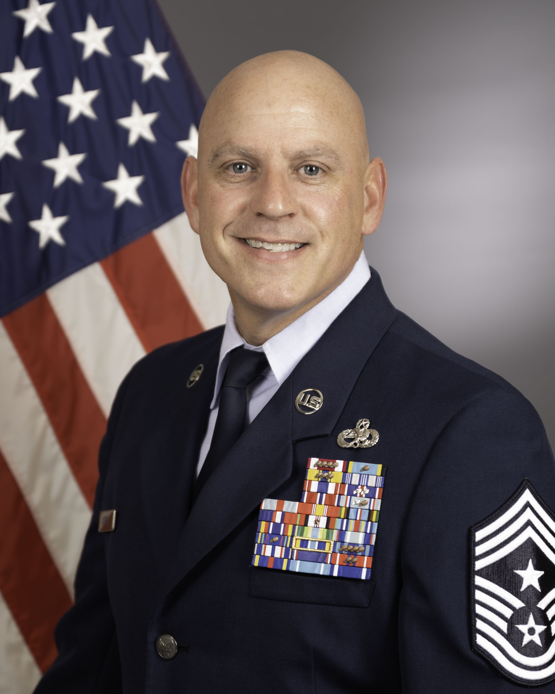 Photo of Chief Master Sergeant Adam J. Guest, Command Chief