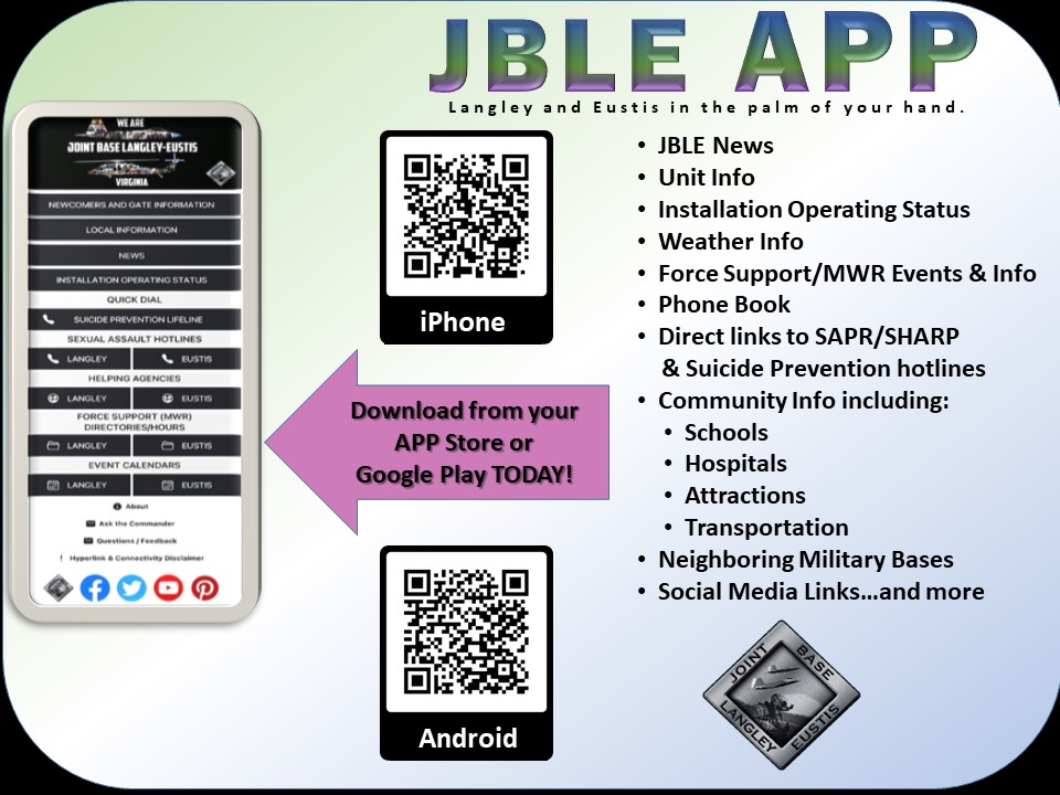 Advertisement for the JBLE Mobile App