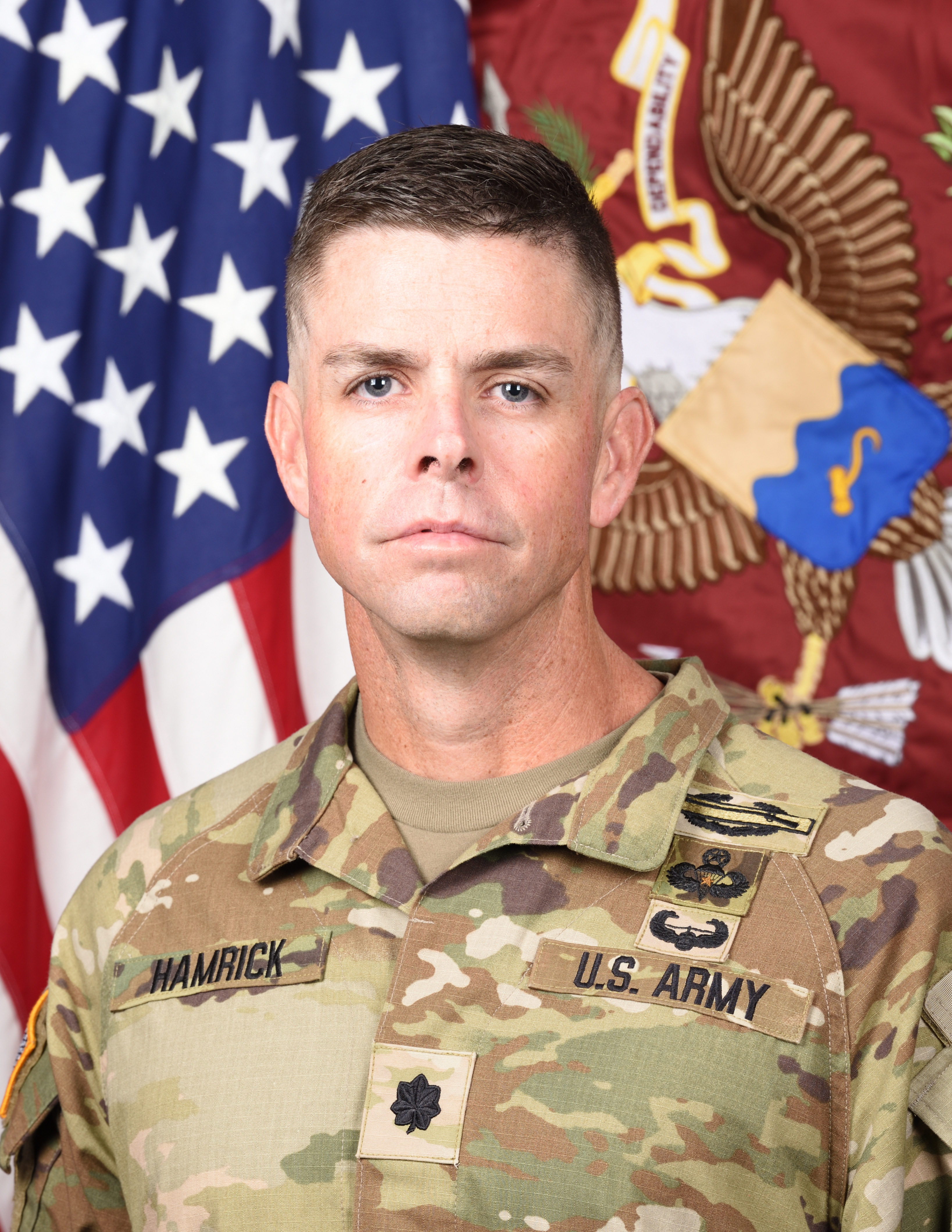 Photo of Lieutenant Colonel Bradley Hamrick, Commander